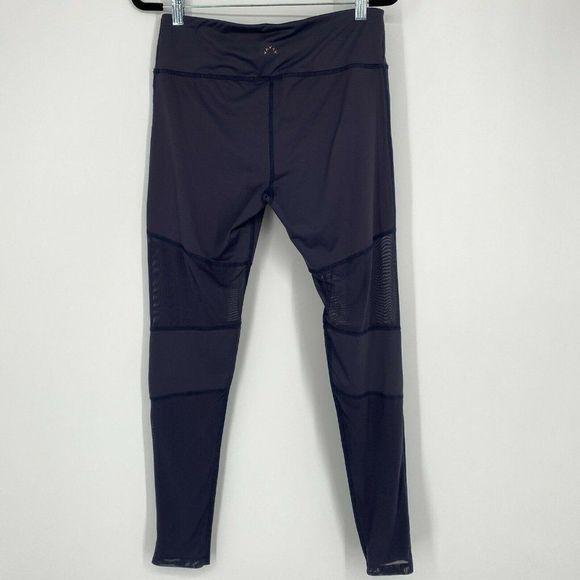 Varley Sycamore Mesh-Panel Compressive Stretch Athletic Tights Blue Women Large - Picture 12 of 12